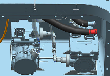 Electric AC Compressor Parallel Installation